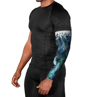 Aotearoa Korowai Motif Arm Sleeves Hei Manaia Poutama Maori Pattern LT14 - Polynesian Pride