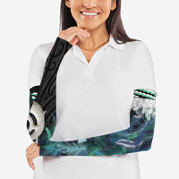 Aotearoa Korowai Motif Arm Sleeves Hei Manaia Poutama Maori Pattern LT14 - Polynesian Pride