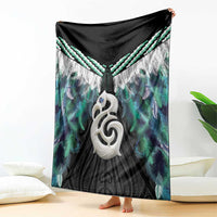 Aotearoa Korowai Motif Blanket Hei Manaia Poutama Maori Pattern LT14 - Polynesian Pride