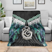Aotearoa Korowai Motif Blanket Hei Manaia Poutama Maori Pattern LT14 - Polynesian Pride