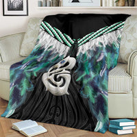 Aotearoa Korowai Motif Blanket Hei Manaia Poutama Maori Pattern LT14 - Polynesian Pride