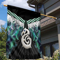 Aotearoa Korowai Motif Garden Flag Hei Manaia Poutama Maori Pattern