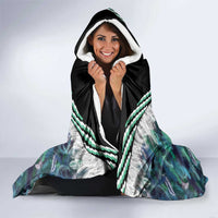 Aotearoa Korowai Motif Hooded Blanket Hei Manaia Poutama Maori Pattern LT14 - Polynesian Pride