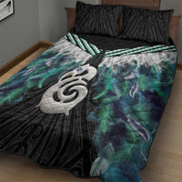 Aotearoa Korowai Motif Quilt Bed Set Hei Manaia Poutama Maori Pattern LT14 - Polynesian Pride
