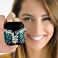 Aotearoa Korowai Motif AirPods Case Maori Wheku Poutama LT14 - Polynesian Pride
