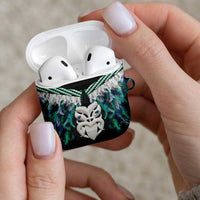 Aotearoa Korowai Motif AirPods Case Maori Wheku Poutama LT14 - Polynesian Pride