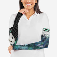 Aotearoa Korowai Motif Arm Sleeves Maori Wheku Poutama LT14 - Polynesian Pride
