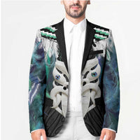 Aotearoa Korowai Motif Blazer Maori Wheku Poutama LT14 - Polynesian Pride