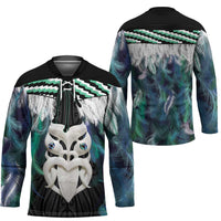 Aotearoa Korowai Motif Hockey Jersey Maori Wheku Poutama LT14 - Polynesian Pride