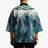 Aotearoa Korowai Motif Kimono Maori Wheku Poutama - Polynesian Pride