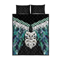 Aotearoa Korowai Motif Quilt Bed Set Maori Wheku Poutama LT14 - Polynesian Pride