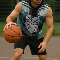 Aotearoa Korowai Motif Sleeveless Hoodie Maori Wheku Poutama LT14 - Polynesian Pride