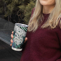 Aotearoa Korowai Motif Tumbler Cup Maori Wheku Poutama