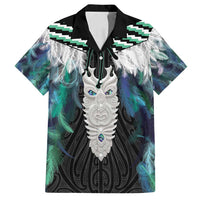 Aotearoa Korowai Motif Family Matching Long Sleeve Bodycon Dress and Hawaiian Shirt Maori Tane Poutama