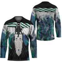 Aotearoa Korowai Motif Hockey Jersey Maori Tane Poutama - Polynesian Pride