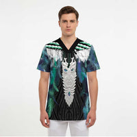 Aotearoa Korowai Motif Scrub Top Maori Tane Poutama LT14 - Polynesian Pride