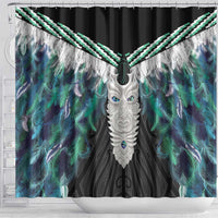 Aotearoa Korowai Motif Shower Curtain Maori Tane Poutama LT14 - Polynesian Pride