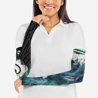 Aotearoa Korowai Motif Arm Sleeves Maori Koru Poutama LT14 - Polynesian Pride