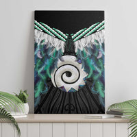 Aotearoa Korowai Motif Canvas Wall Art Maori Koru Poutama LT14 - Polynesian Pride