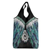 Aotearoa Korowai Motif Grocery Bag Maori Koru Poutama LT14 - Polynesian Pride