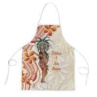 Heiva i Tahiti Apron Ori Tahitian Dance Tiare Maori LT14 Beige - Polynesian Pride