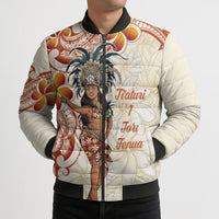 Heiva i Tahiti Bomber Puffer Jacket Ori Tahitian Dance Tiare Maori LT14 - Polynesian Pride