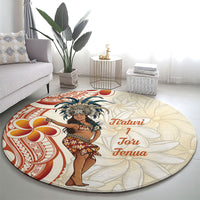 Heiva i Tahiti Round Carpet Ori Tahitian Dance Tiare Maori LT14 - Polynesian Pride