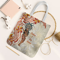 Heiva i Tahiti Tote Bag Ori Tahitian Dance Tiare Maori LT14 White Strap One Size Beige - Polynesian Pride
