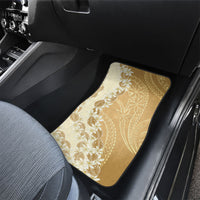 Heiva i Tahiti Car Mats Tahitian Tiare Maori Cowrie Lei Brown LT14 - Polynesian Pride