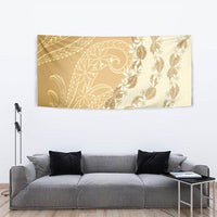 Heiva i Tahiti Tapestry Tahitian Tiare Maori Cowrie Lei Brown LT14 - Polynesian Pride