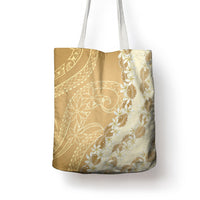 Heiva i Tahiti Tote Bag Tahitian Tiare Maori Cowrie Lei Brown LT14 - Polynesian Pride
