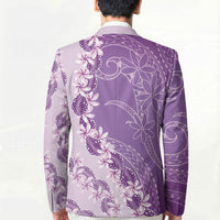 Heiva i Tahiti Blazer Tahitian Tiare Maori Cowrie Lei Purple LT14 - Polynesian Pride