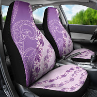 Heiva i Tahiti Car Seat Cover Tahitian Tiare Maori Cowrie Lei Purple
