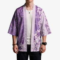 Heiva i Tahiti Kimono Tahitian Tiare Maori Cowrie Lei Purple LT14 - Polynesian Pride