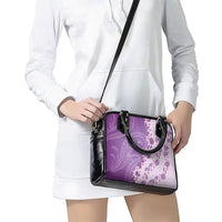 Heiva i Tahiti Shoulder Handbag Tahitian Tiare Maori Cowrie Lei Purple LT14 - Polynesian Pride
