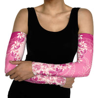 Heiva i Tahiti Arm Sleeves Tahitian Tiare Maori Cowrie Lei Pink LT14 - Polynesian Pride