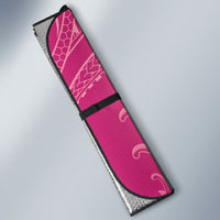 Heiva i Tahiti Auto Sun Shade Tahitian Tiare Maori Cowrie Lei Pink LT14 - Polynesian Pride