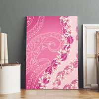Heiva i Tahiti Canvas Wall Art Tahitian Tiare Maori Cowrie Lei Pink LT14 - Polynesian Pride