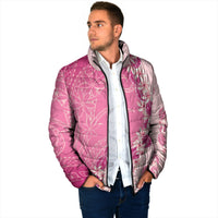 Heiva i Tahiti Padded Jacket Tahitian Tiare Maori Cowrie Lei Pink LT14 - Polynesian Pride