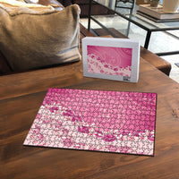 Heiva i Tahiti Puzzle Tahitian Tiare Maori Cowrie Lei Pink LT14 - Polynesian Pride