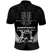 New Zealand Silver Fern Rugby Polo Shirt Haka Dance With Aotearoa Maori Pattern