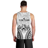 Fiji Tapa Rugby Men Tank Top Cibi Dance With Fijian Pattern
