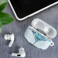 New Zealand Manta Ray Tattoo AirPods Case Aotearoa Maori Haehae Paua Shell LT14 - Polynesian Pride