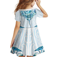 New Zealand Manta Ray Tattoo Family Matching Mermaid Dress and Hawaiian Shirt Aotearoa Maori Haehae Paua Shell - Polynesian Pride