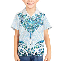 New Zealand Manta Ray Tattoo Hawaiian Shirt Aotearoa Maori Haehae Paua Shell LT14 - Polynesian Pride