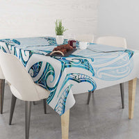 New Zealand Manta Ray Tattoo Tablecloth Aotearoa Maori Haehae Paua Shell LT14 - Polynesian Pride