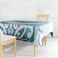 New Zealand Manta Ray Tattoo Tablecloth Aotearoa Maori Haehae Paua Shell LT14 - Polynesian Pride