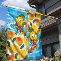 Aloha Hawaii Summer Garden Flag Hawaiian Lei Surfing Mango Palaka Motifs