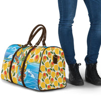 Aloha Hawaii Summer Travel Bag Hawaiian Lei Surfing Mango Palaka Motifs