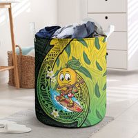 Hawaii Surfing Mango Laundry Basket Manako Polynesian Fish Hook